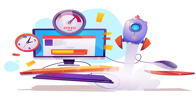 سرعت بالای سایت های طراحی شده با وردپرس